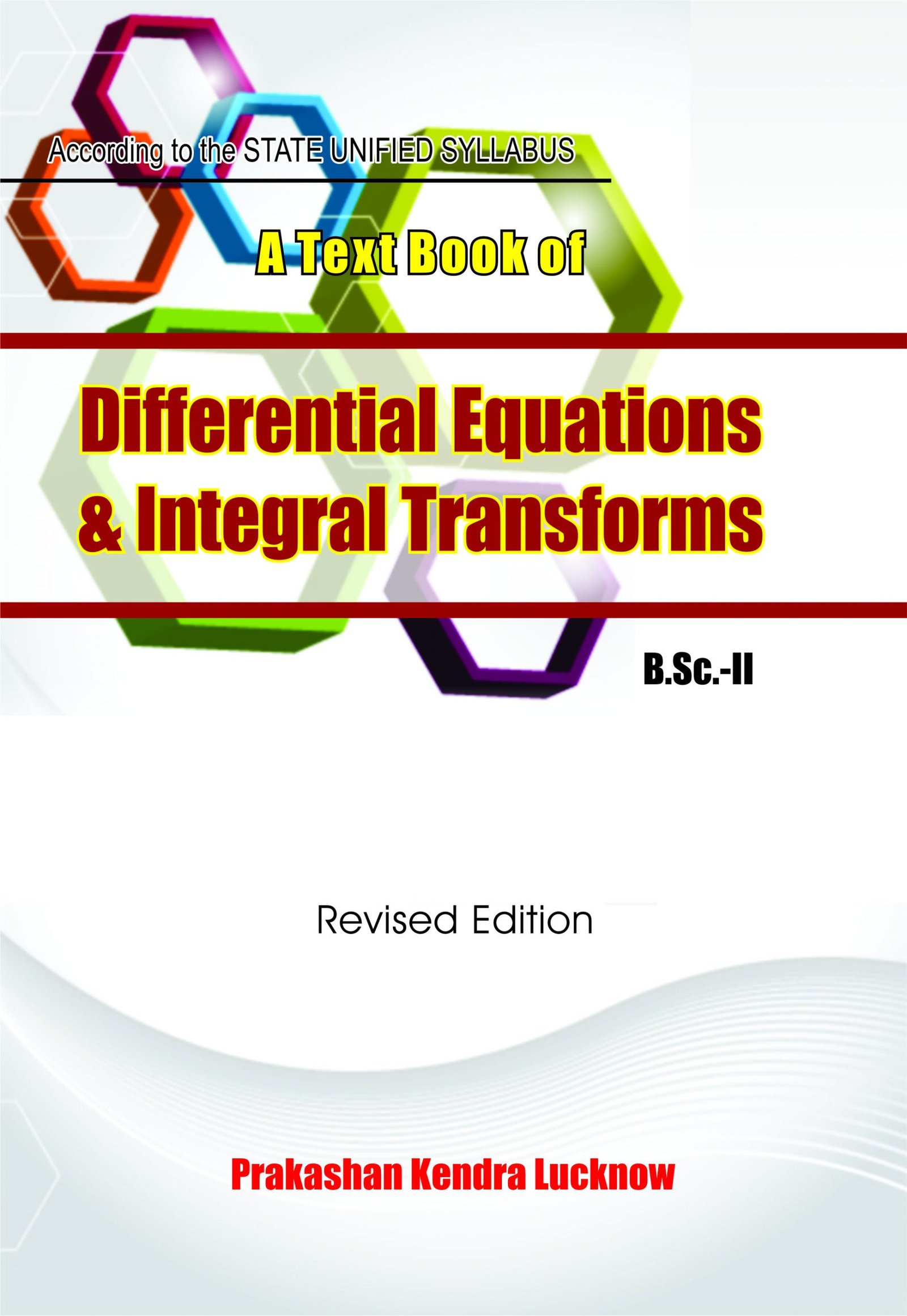 A Text Book Of Differential Equations & Integral Transforms